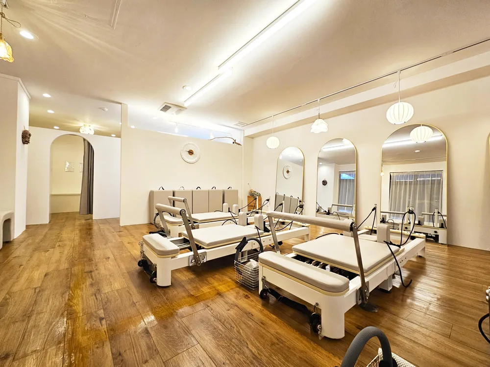 5pilatesのスタジオ内装
